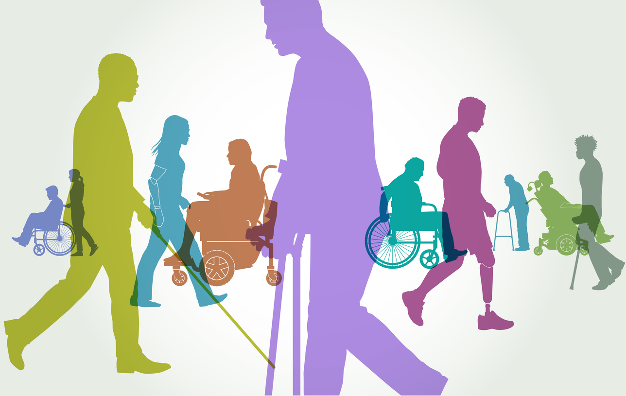 Diverse people with various abilities